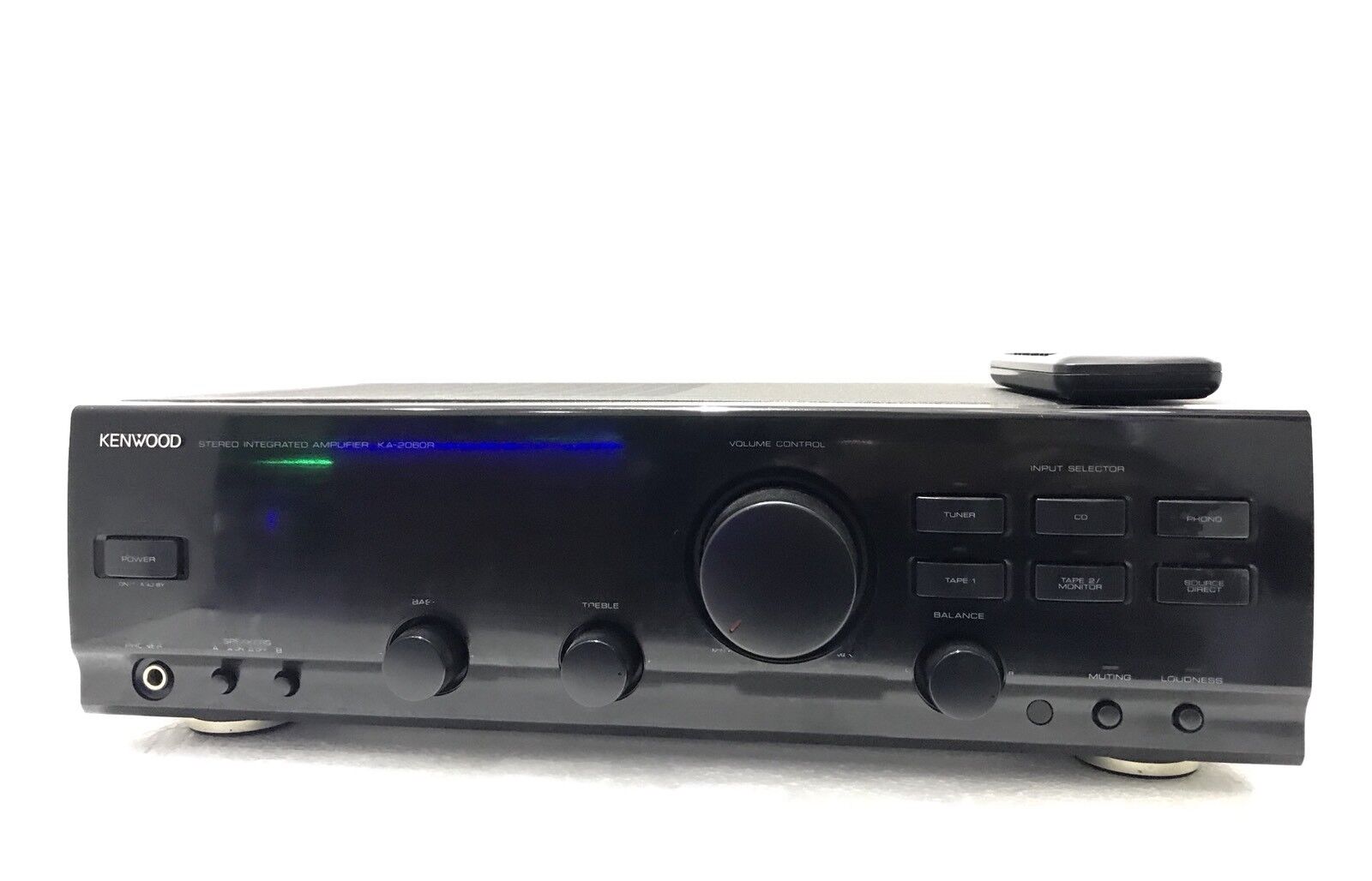 KENWOOD KA-2060R Stereo Amplifier 100 Watts RMS Remote Vintage 1994 Good Look