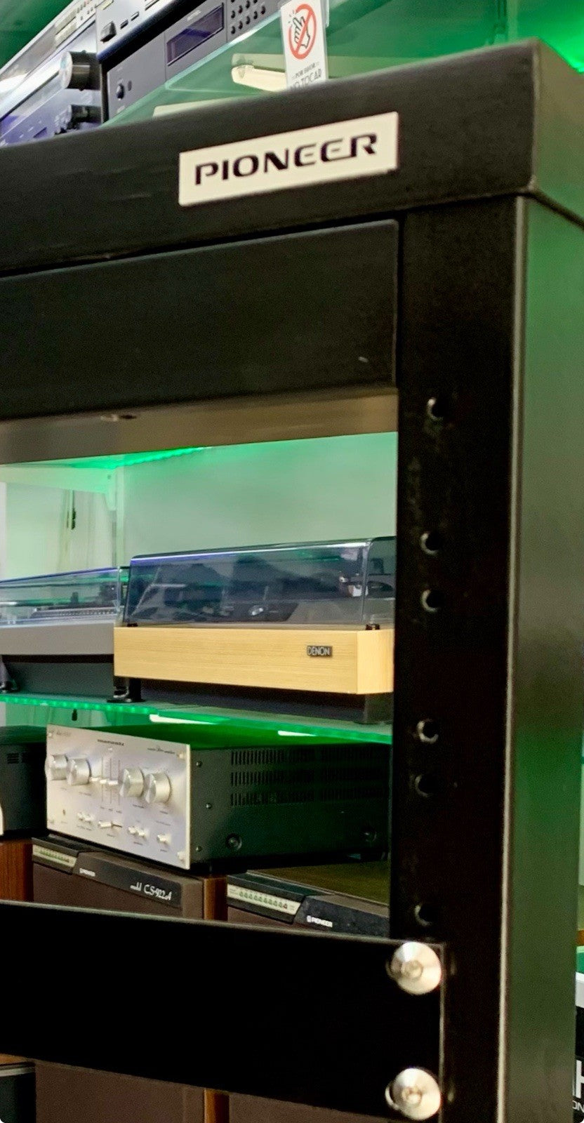 PIONEER JA-R2S BLACK SPEC Audio Rack 19" Wheeels (Replica 1:1) 21 Rack Units NEW