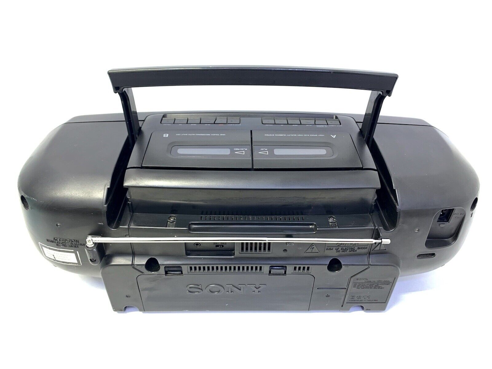 SONY CFD-380L BOOMBOX STEREO Radio Cassette Vintage 1996 w/Bluetootph Good Look