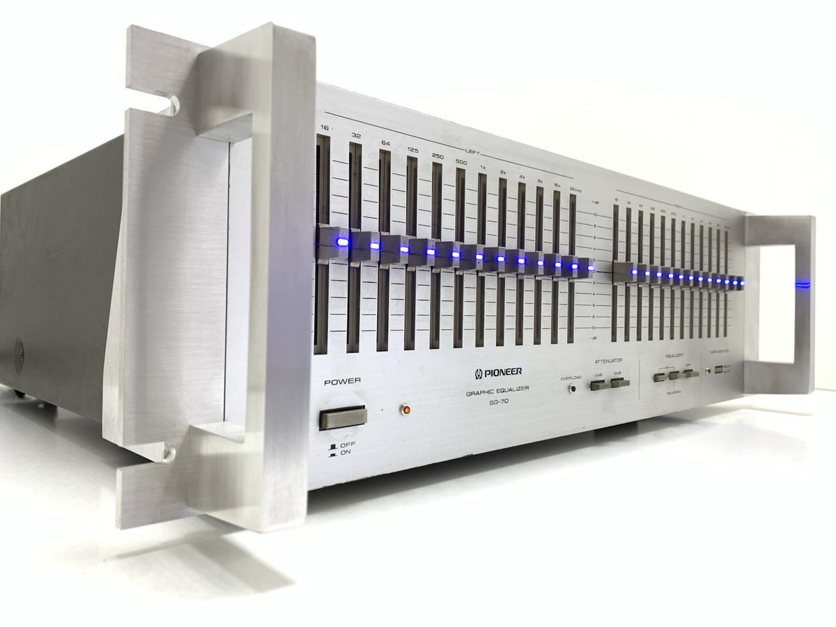 Intequalizzatore Rack PIONEER SG 70/SG 9800 Equalizzatore Grafico LED BLU Rack Senza Manigli ...