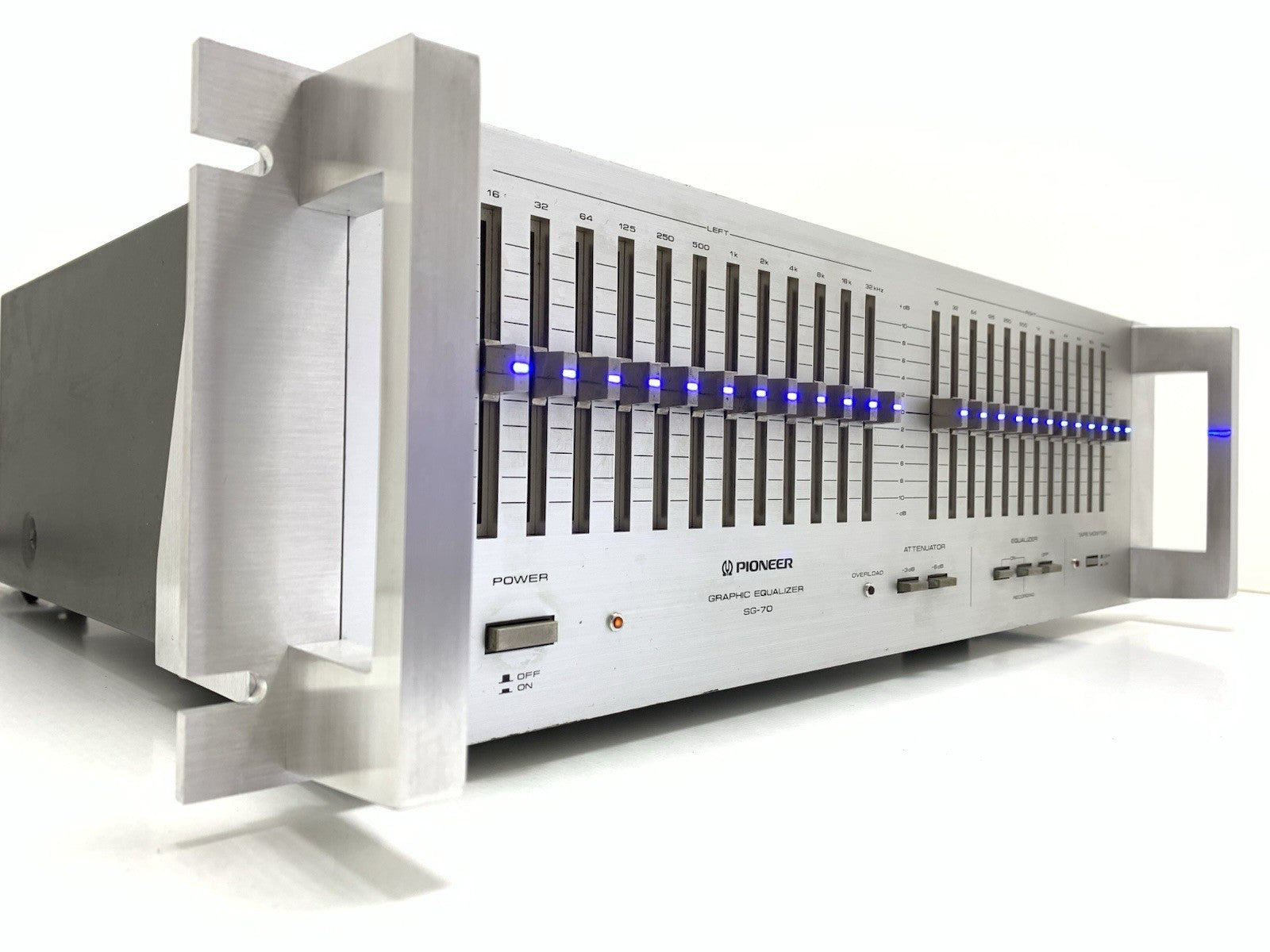 PIONEER SG 70/SG 9800 Graphic Equalizer BLUE LED Rack Handless 19" WORK GoodLook