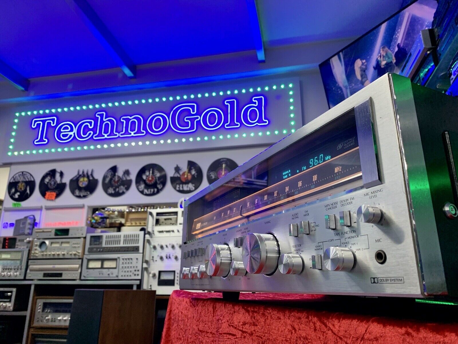 SANSUI G 8700DB Stereo Receiver 2X 160 Watts RMS Vintage 1979 WORK GOOD LlKE NEW