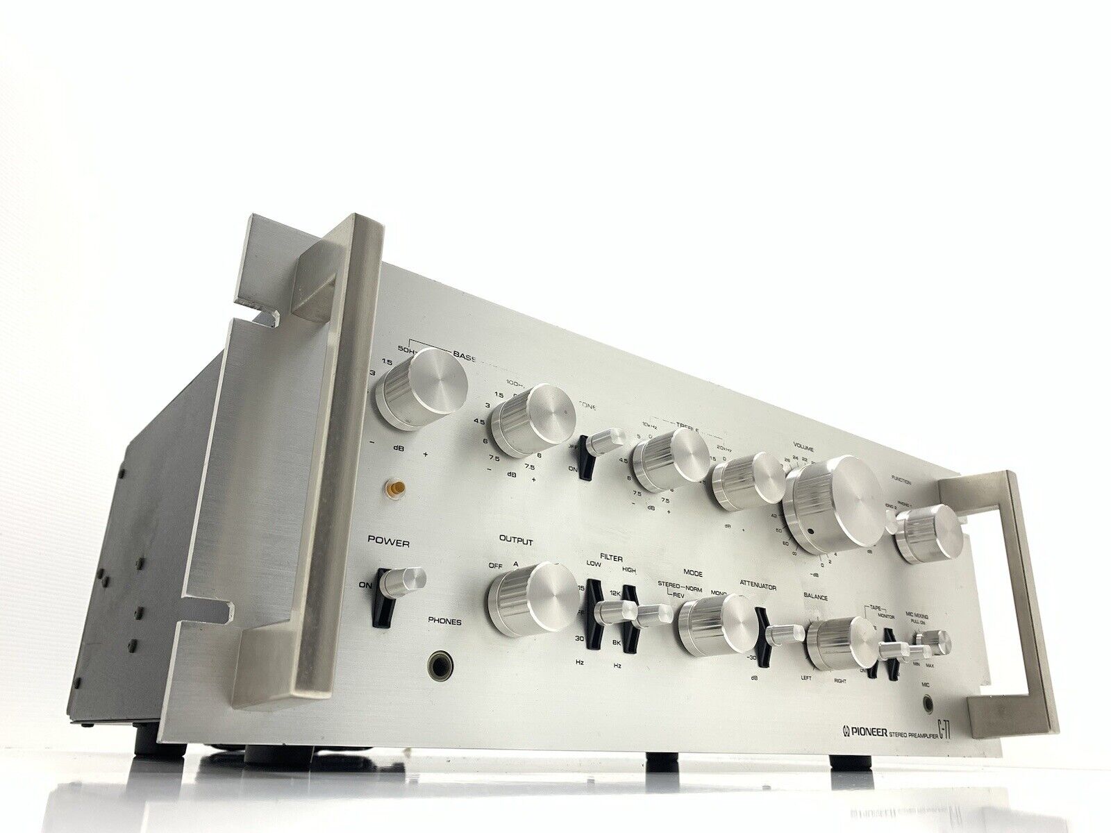 PIONEER C 77 SPEC 1 Stereo Pre Amplifier Vintage 1977 Work Refurbished Good Look