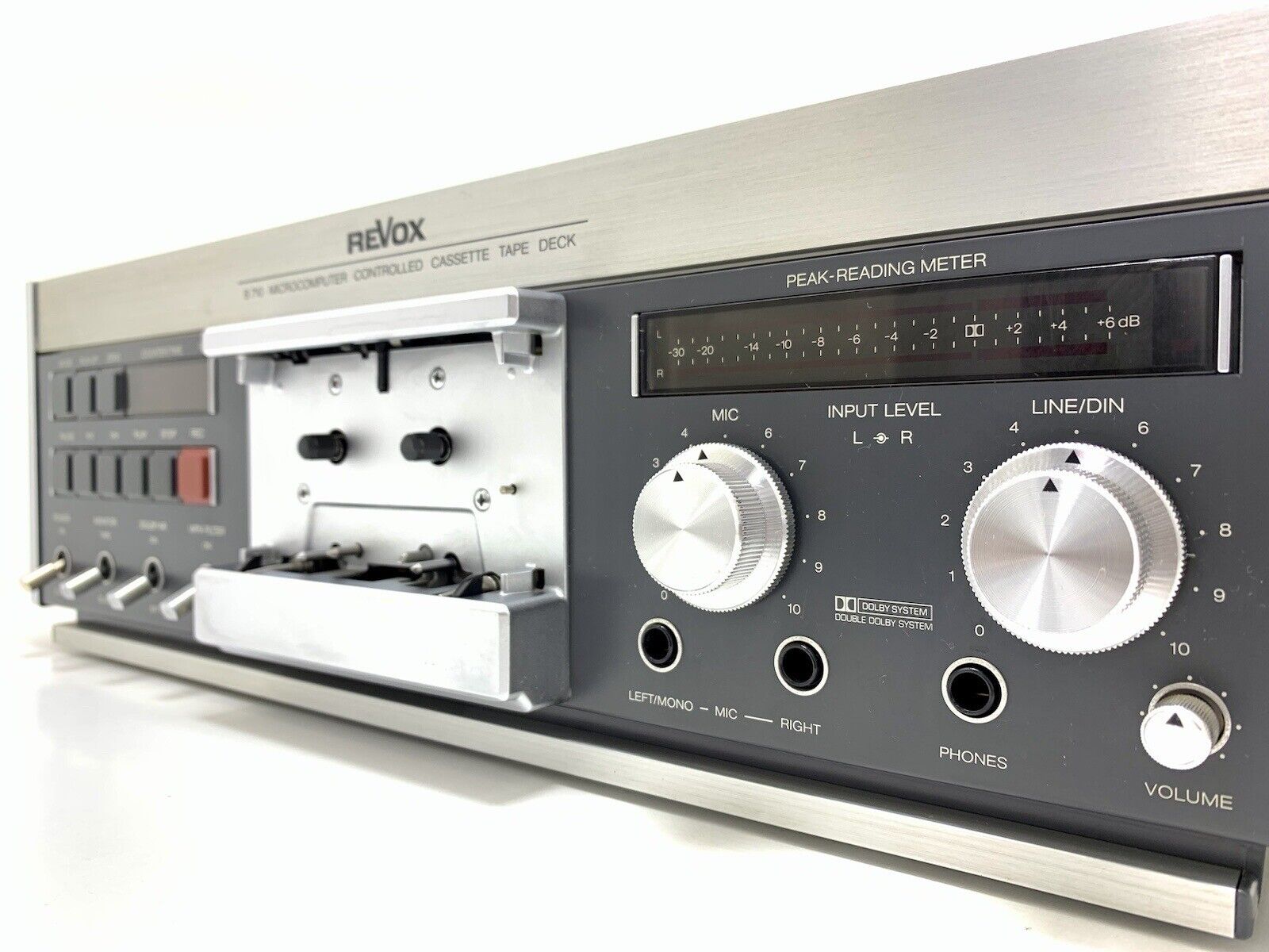 REVOX B 710 Stereo Cassette Tape Deck 3 Heads Vintage 1981 Hi End WORK Good Look