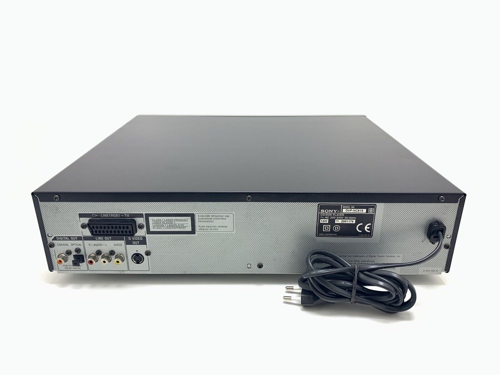 SONY DVP-NC615 DVD CD Carousel Compact Disc + Remote Vintage 2002 WORK Good Look