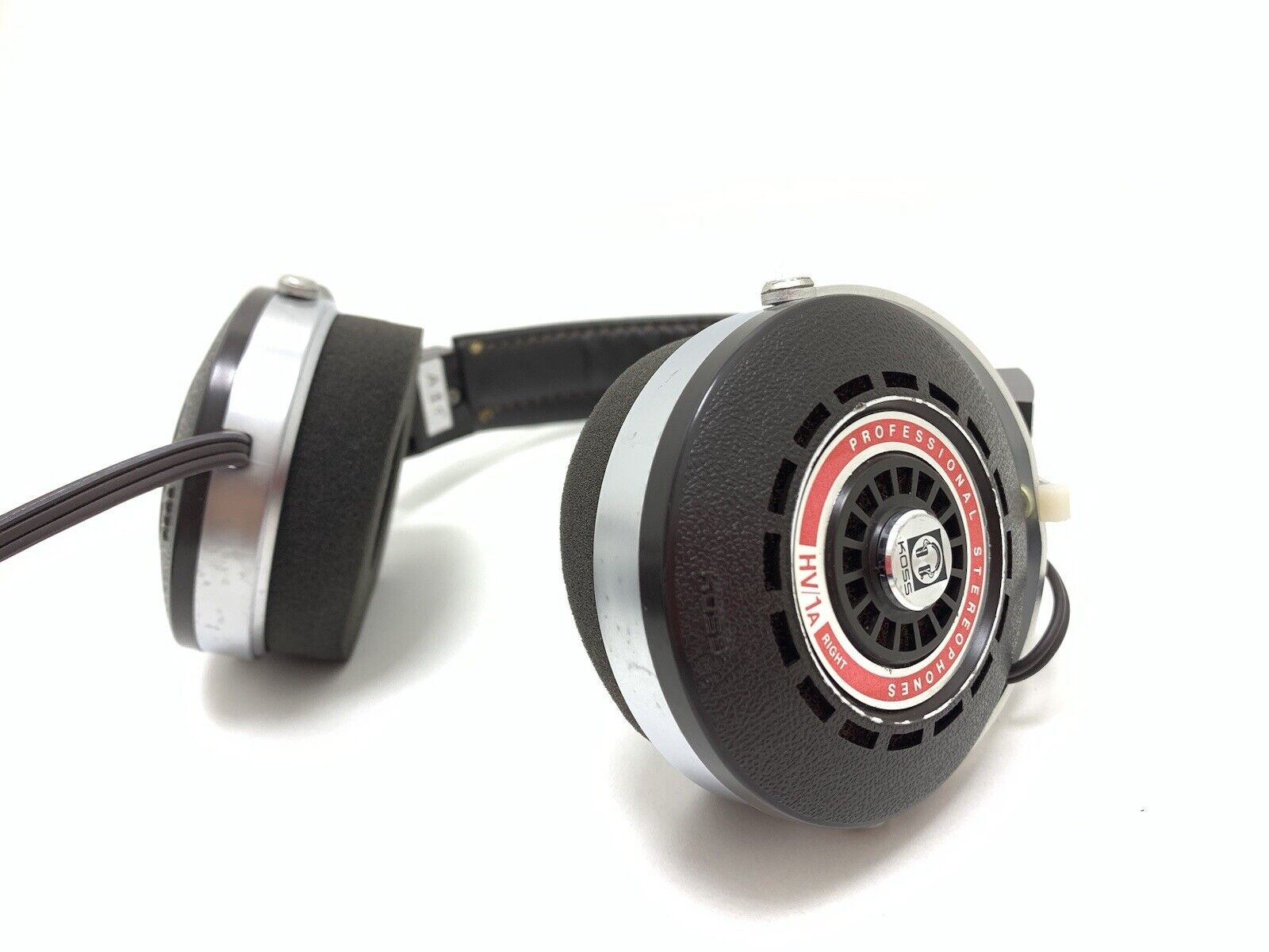 KOSS HV 1A Headphones LEGENDARY Very Rare Vintage 1974 Refurbished Good Look
