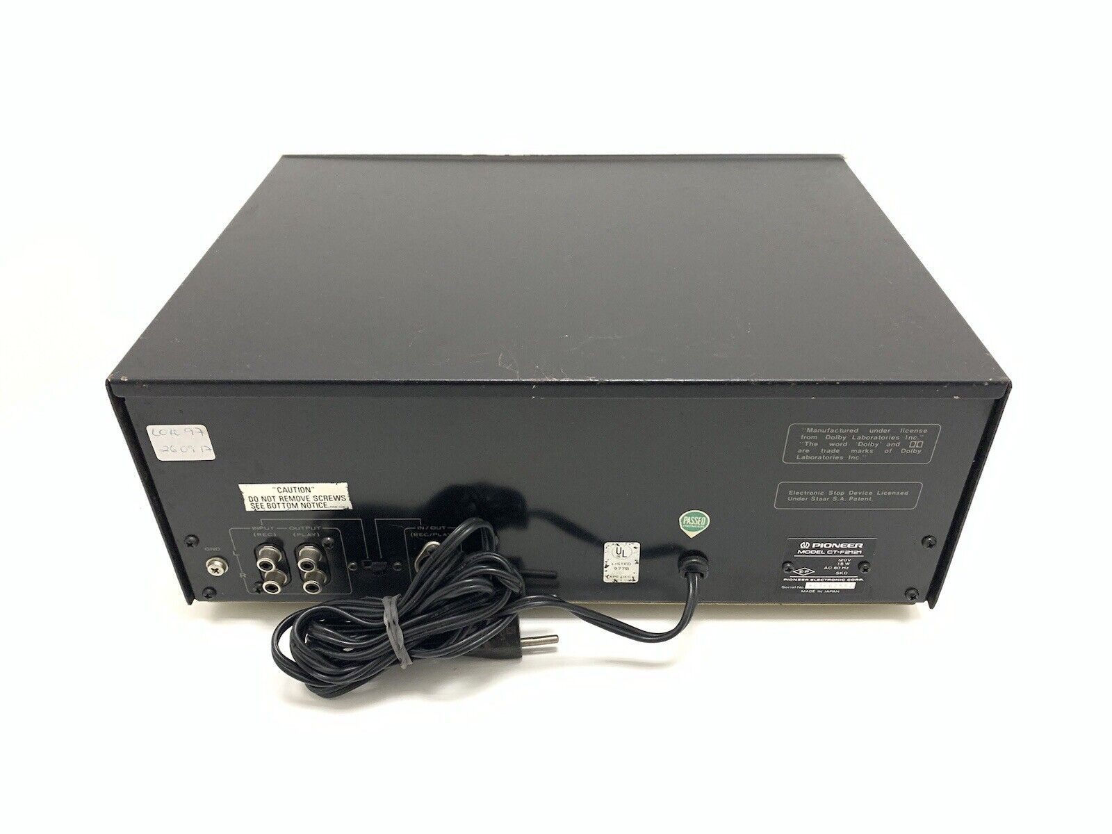 ★PIONEER STEREO CASSETTE DECK CT-7 【品２】 Pioneer CT-7 Stereo Cassette Deck Used Large VU Meters