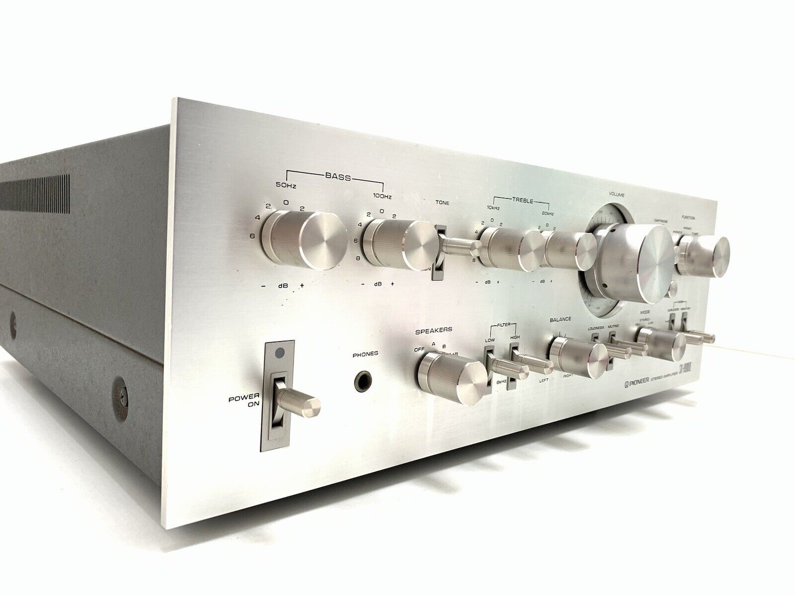 PIONEER SA-8900 II Stereo Amplifier 80+80 WRMS Vintage 1976 Work 220V Good Look