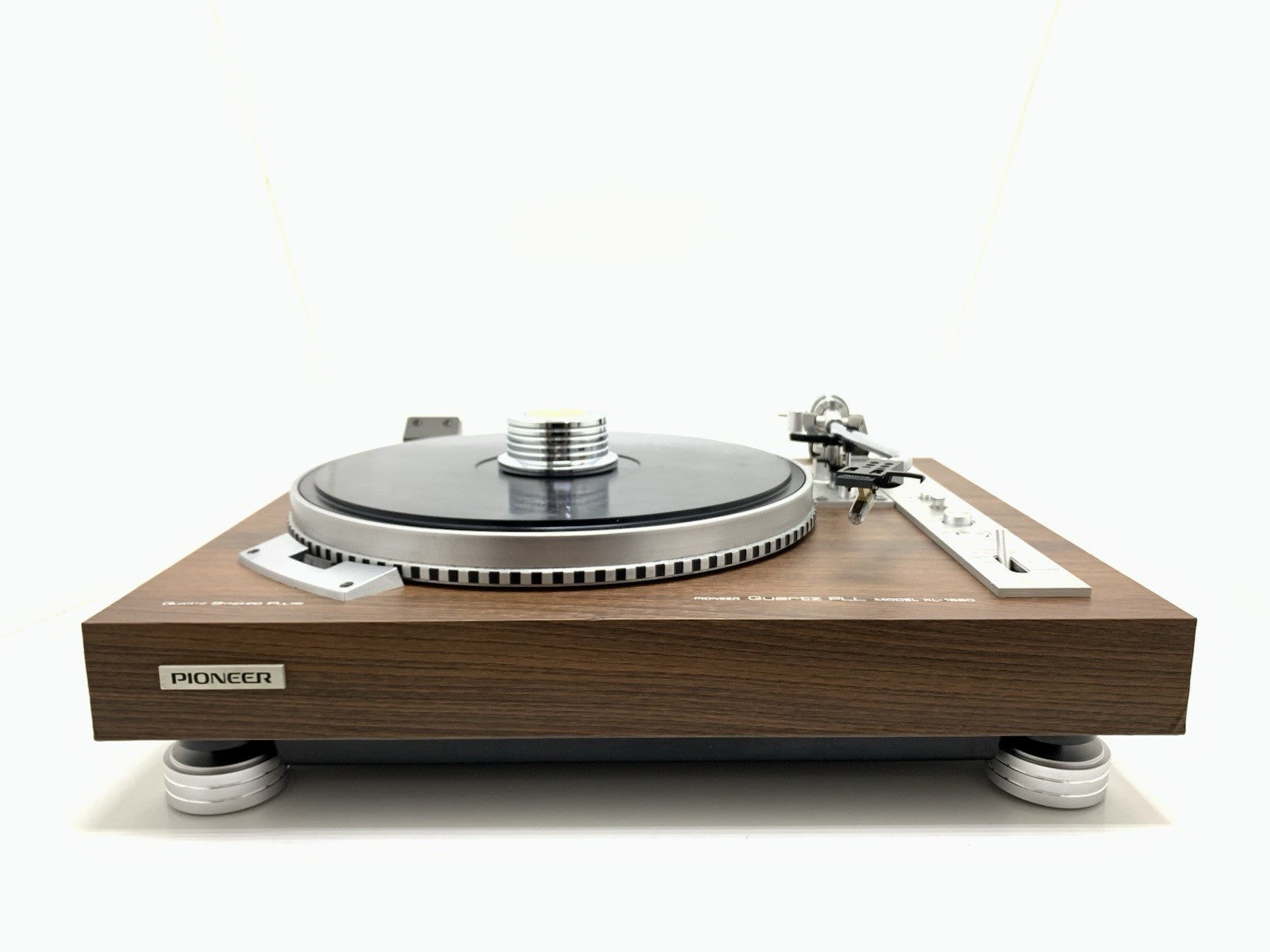 PIONEER XL 1550 Turntable Direct Drive Manual Quartz Vintage 1976 WORK Good Look
