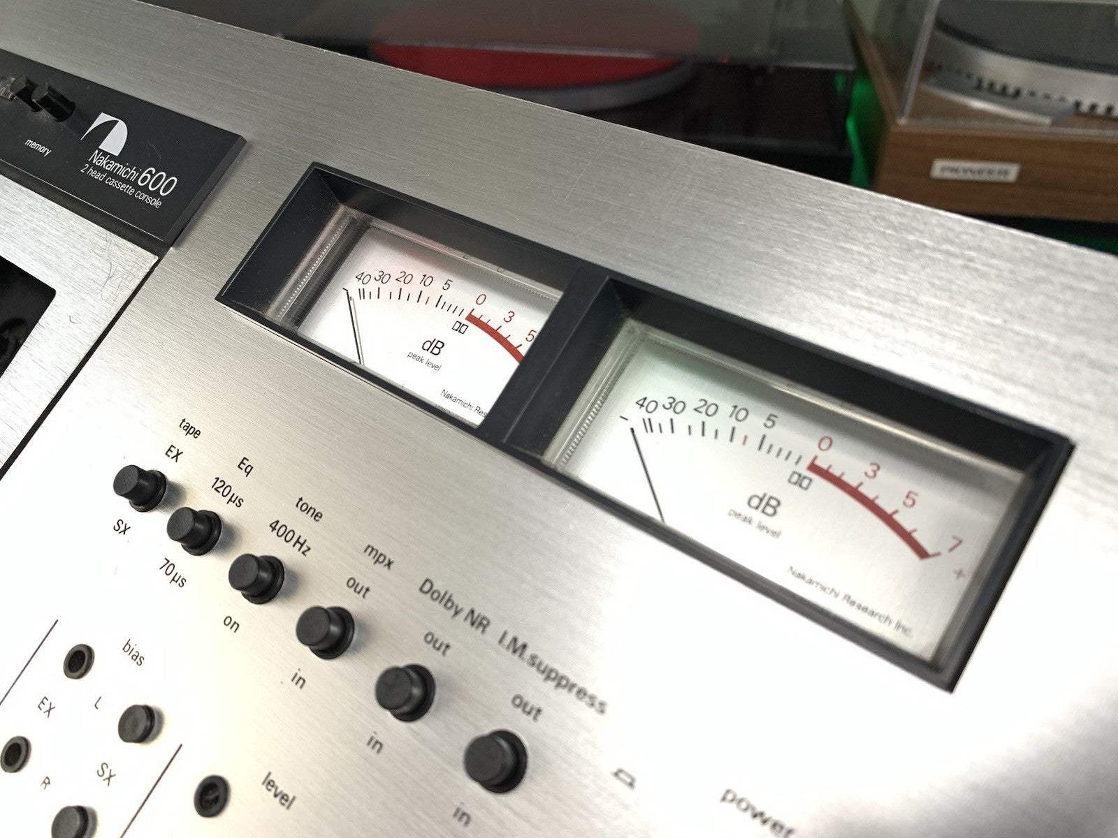 NAKAMICHI 600 High End 2 Head Cassette Tape Deck Vintage 1975 WORK Good Look