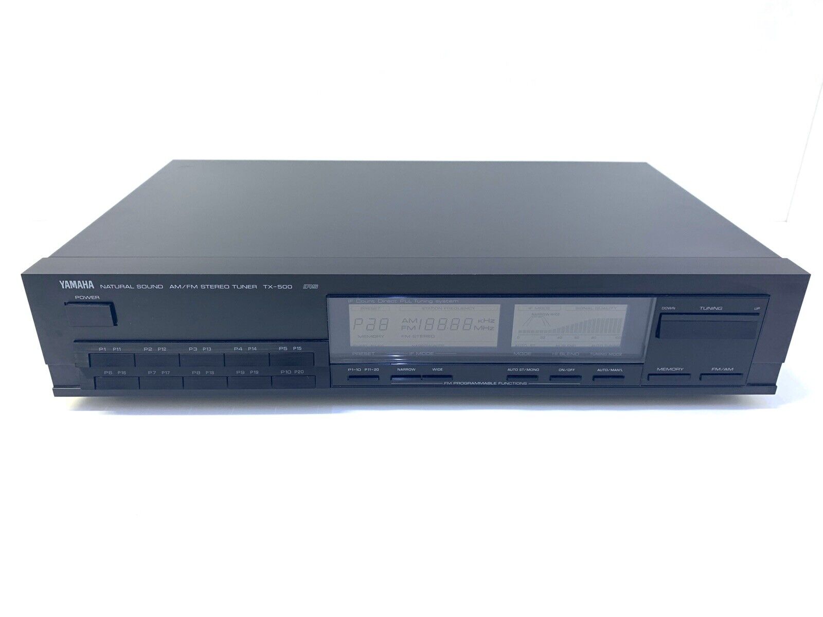 YAMAHA TX500 AM/FM Stereo Tuner Digital Hi End Vintage 1987 Good Look Like New