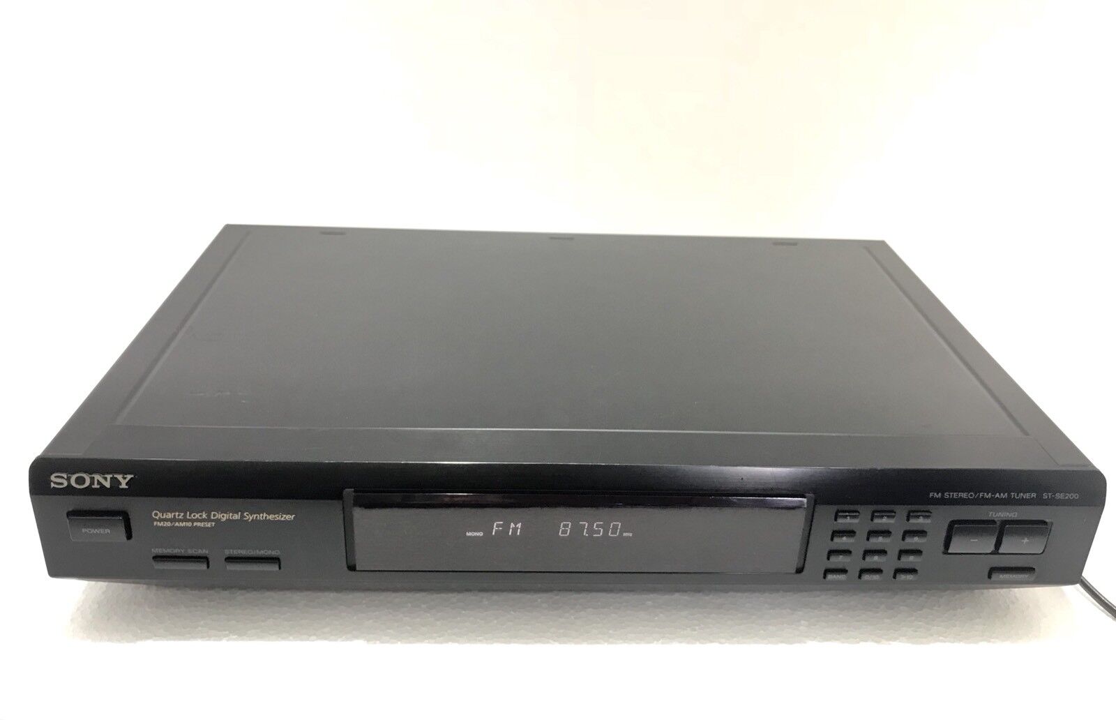 SONY ST-SE200 FM/AM RDS Stereo Digital Tuner Vintage 1996 Refurbished Like New