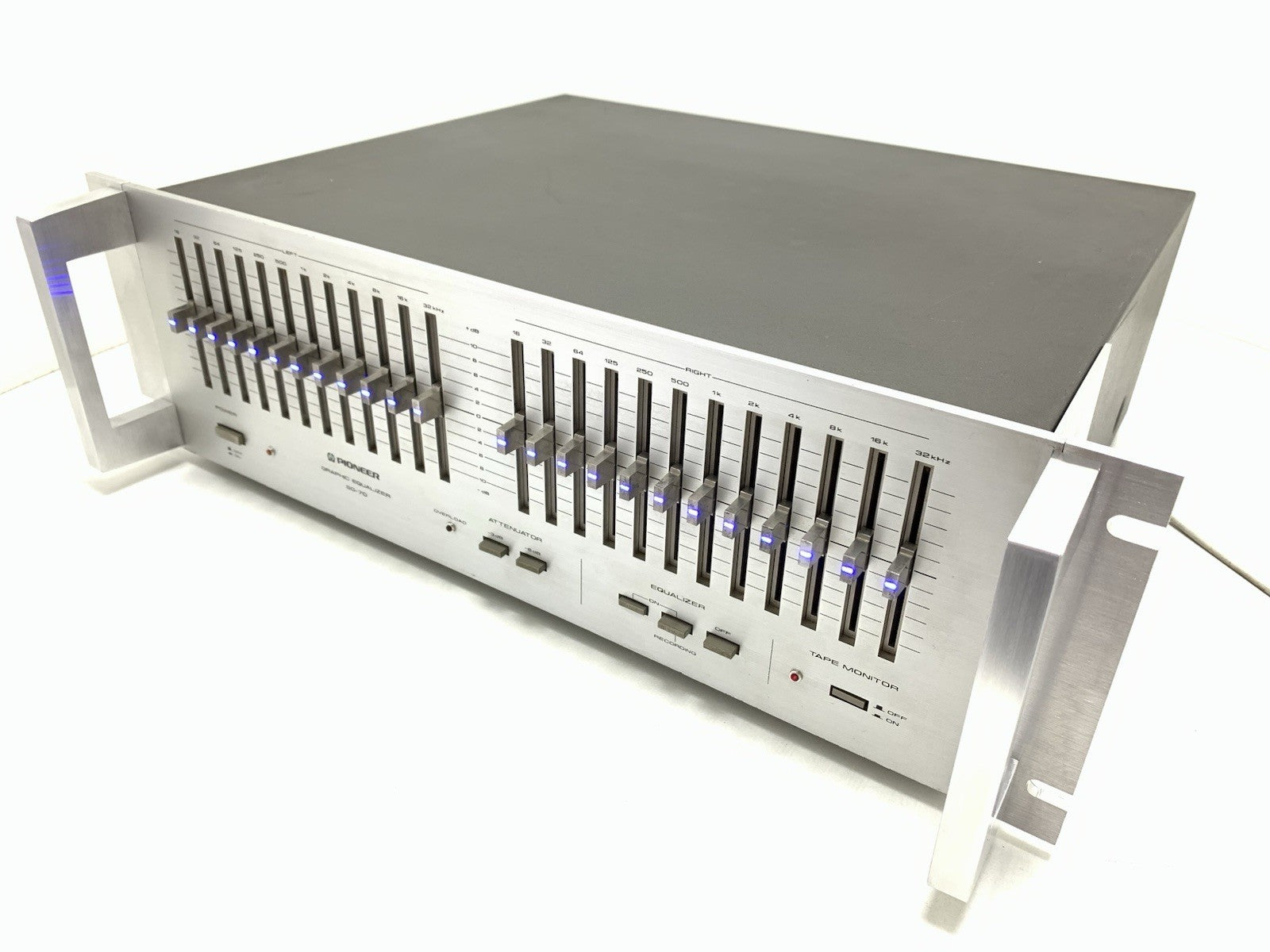 PIONEER SG 70/SG 9800 Graphic Equalizer BLUE LED Rack Handless 19" WORK GoodLook