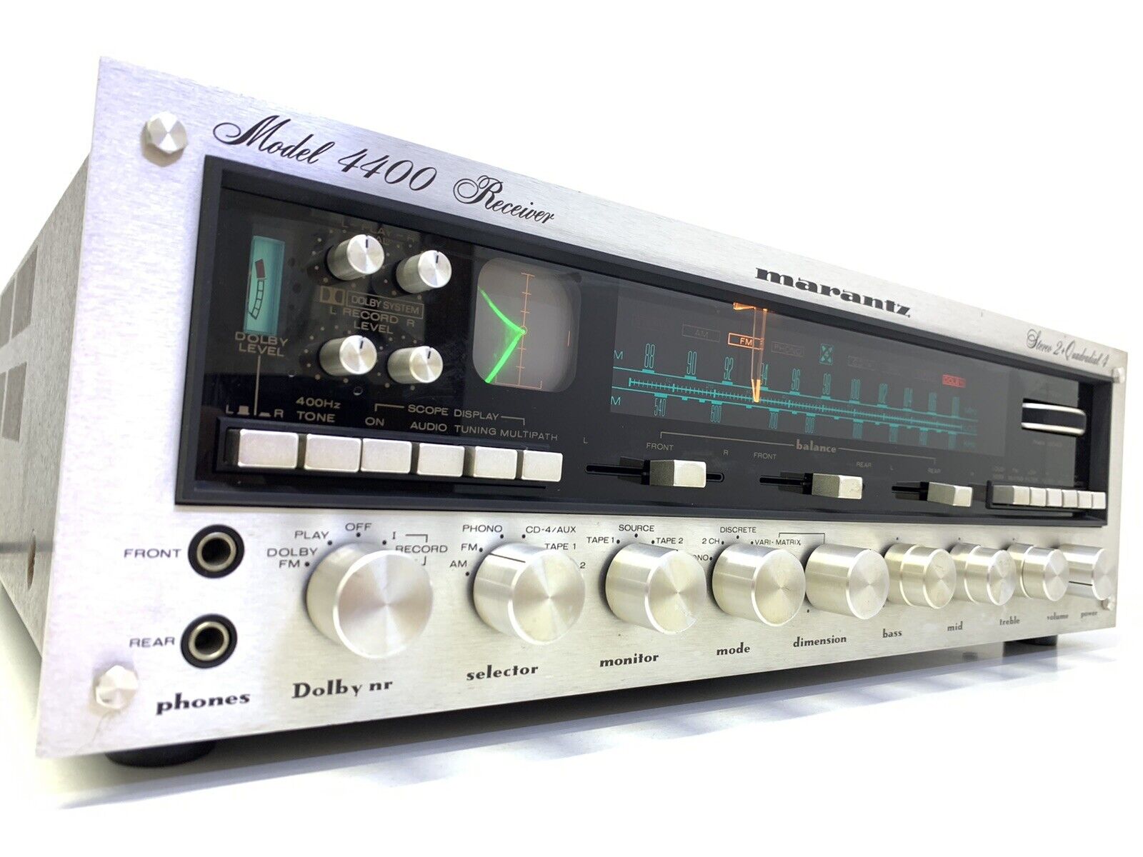 MARANTZ 4400 Stereo Quadradial Receiver 250Watts RMS Vintage 1976 RARE Good Look