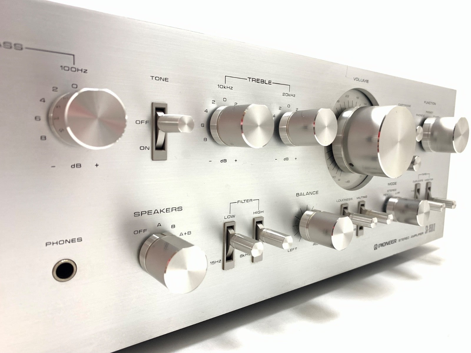 PIONEER SA 9500 II Stereo Amplifier 80+80 Watts RMS Vintage 1976 Work Good Look