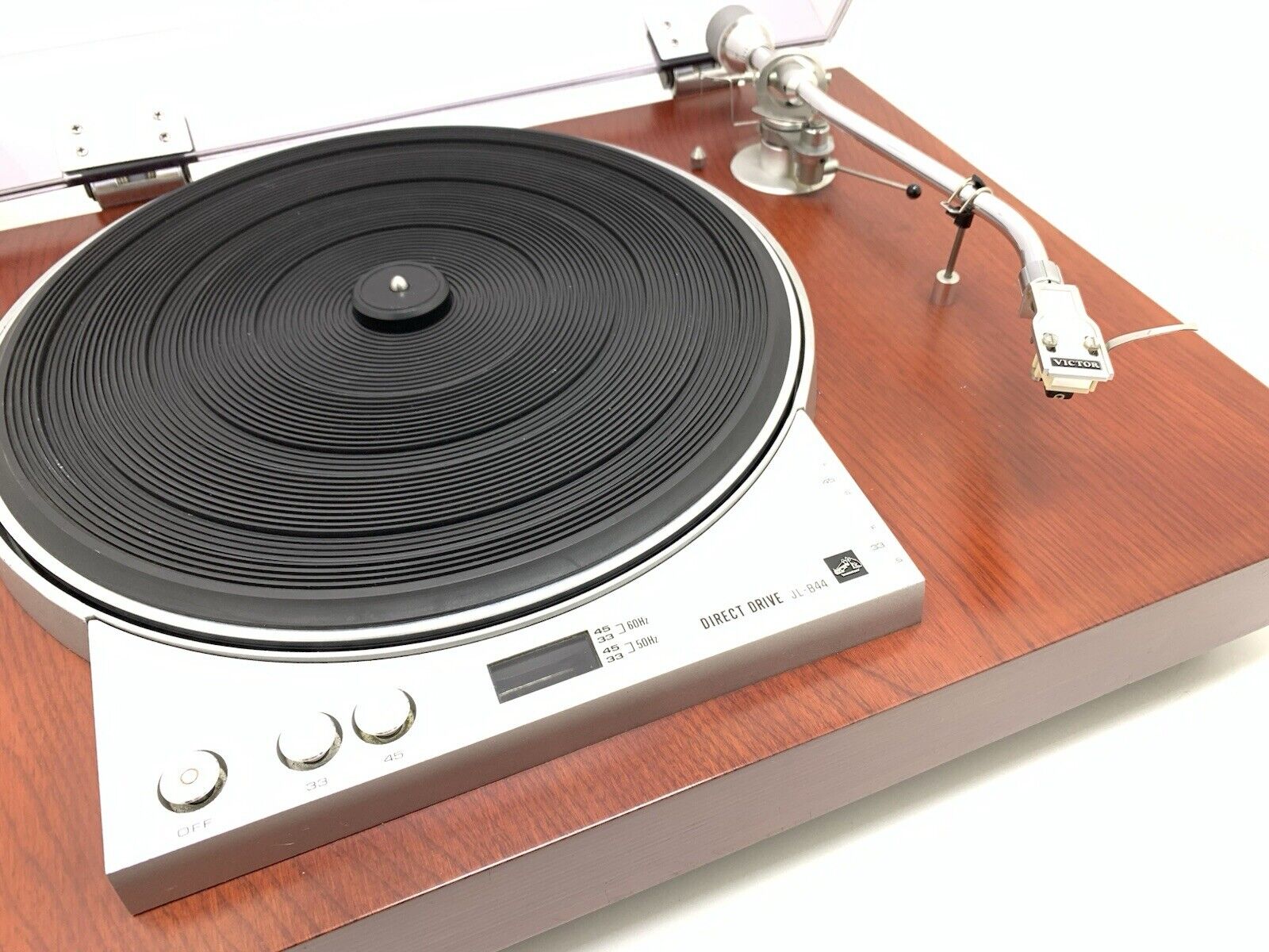 JVC VICTOR JL-B44 Turntable 2 Speed Direct Drive Vintage 1973 Work Good Look