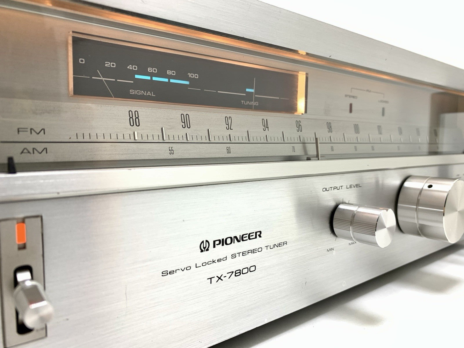 PIONEER TX 7800 AM/FM Stereo Tuner Rack Handless 19" Vintage 1979 WORK Good Look