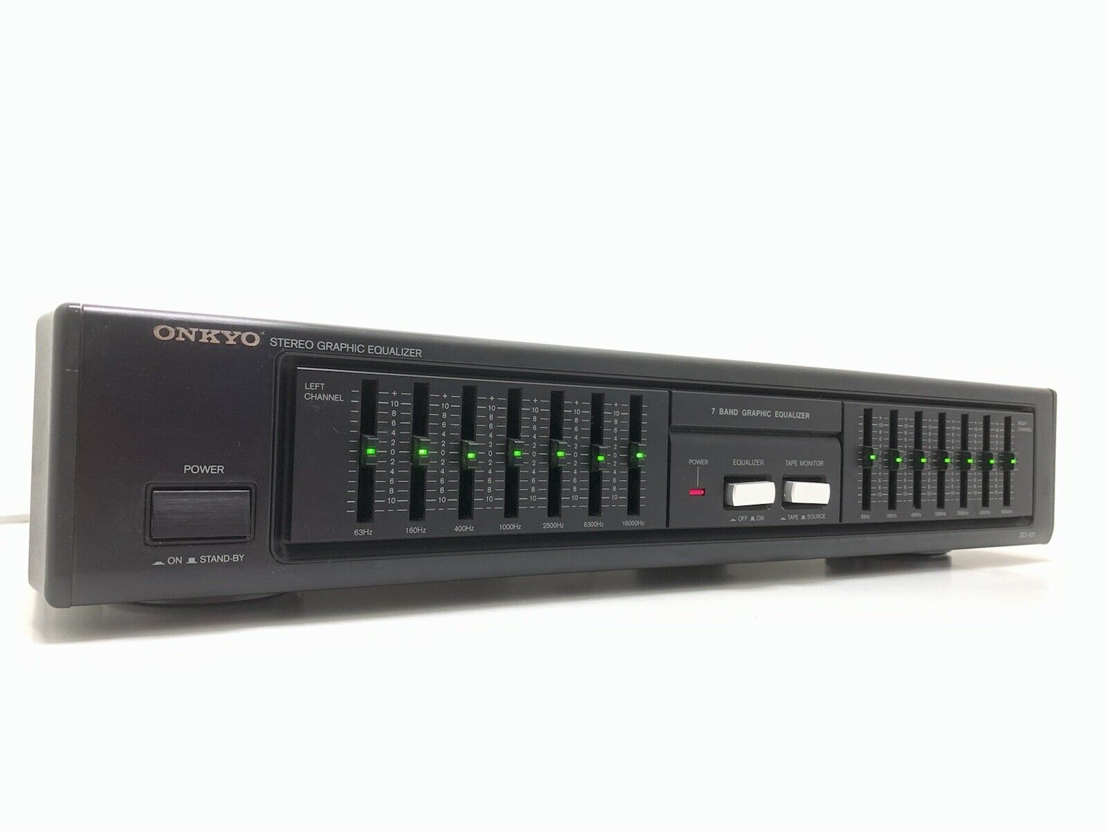 ONKYO EQ 101 Stereo Graphic Equalizer 7 Bands Vintage 1991 Work Hi Fi Good Look
