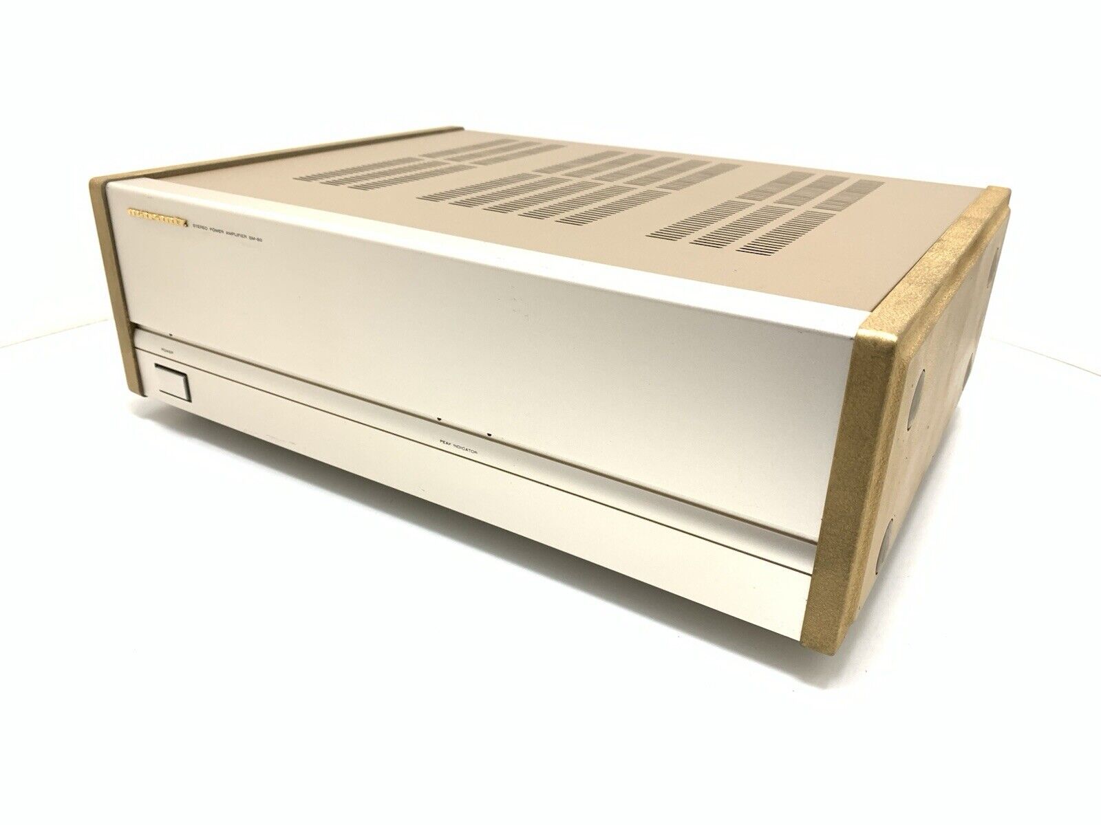 MARANTZ SM 80 Stereo Power Amplifier 2X 100Watts RMS Vintage 1990 WORK Good Look