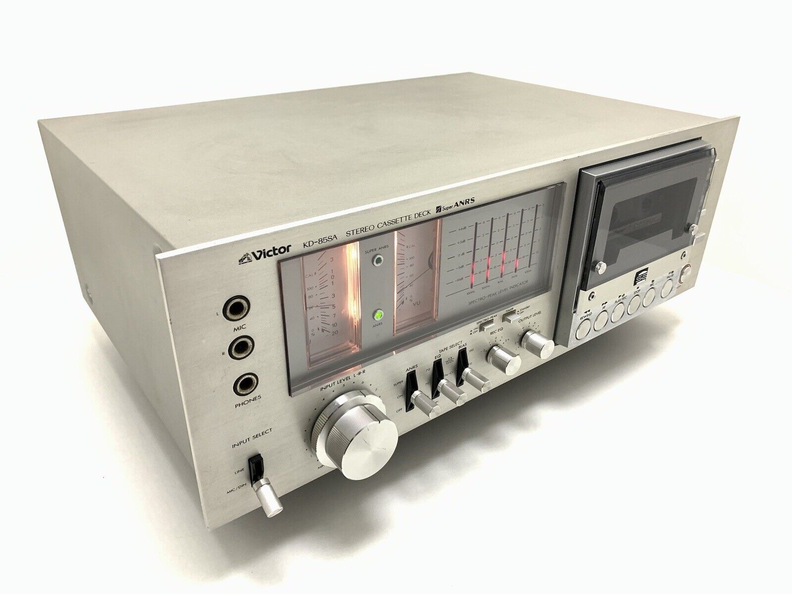 JVC VICTOR KD-85 SA Hi End Stereo Cassette TAPE Deck Vintage 1978 WORK Good Look
