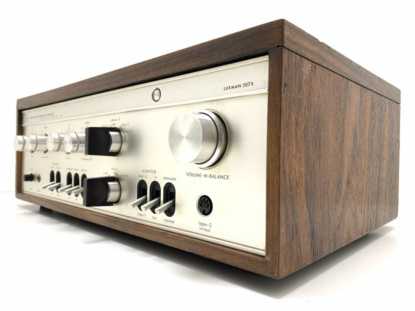 LUXMAN SQ 507X Integrated Stereo Amplifier 2X 50W RMS Vintage 1970 Work GoodLook