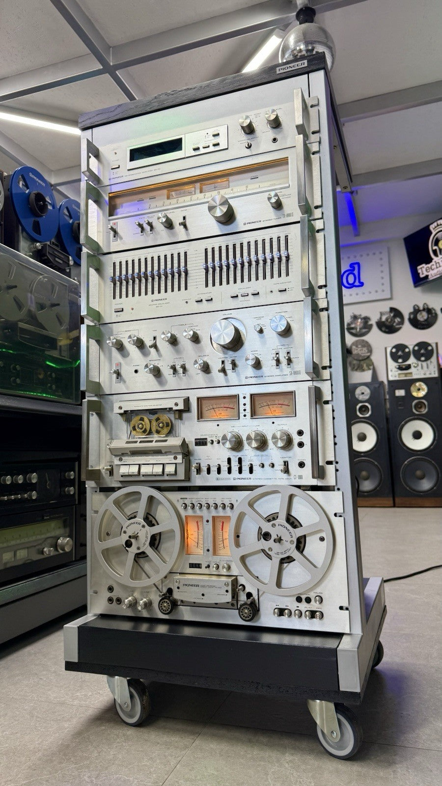 PIONEER Hi End System Rack JA R2S SR 70 TX 8800II SG 70 SA 8800II