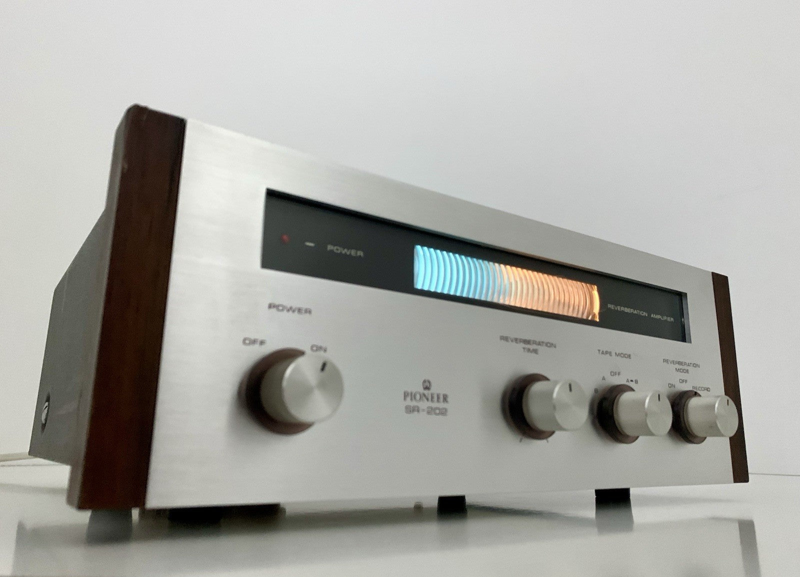 PIONEER Stereo REVERBERATION AMPLIFIER SR 202 Vintage 1969 Work PERFECT GoodLook