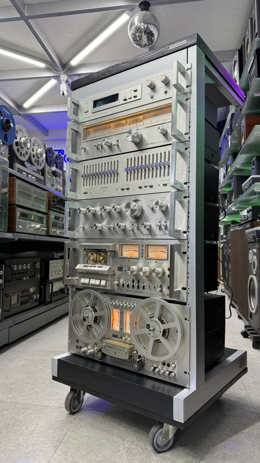 PIONEER Hi End System Rack JA R2S SR 70 TX 8800II SG 70 SA 8800II