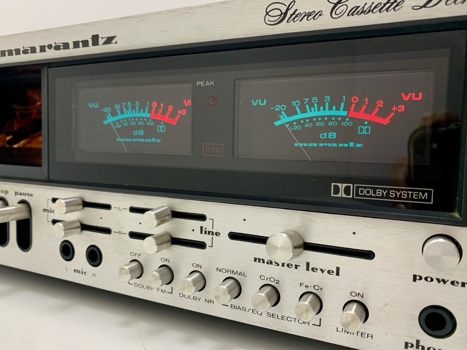 MARANTZ 5220 Stereo Cassette Tape Deck 2 Head Vintage 1977 Hi End WORK Good Look