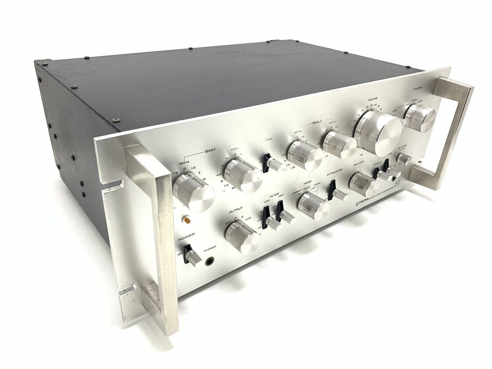 PIONEER C 77 SPEC 1 Stereo Pre Amplifier Vintage 1977 Work Refurbished Good Look