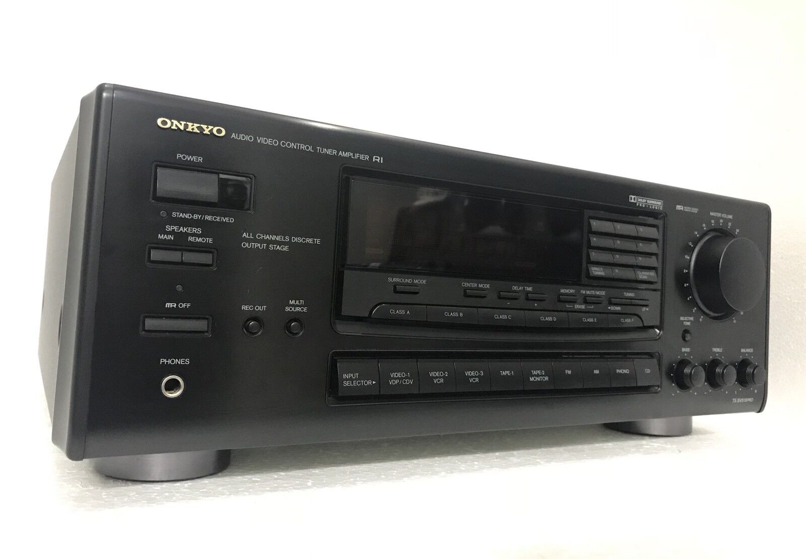 ONKYO TX-SV515PRO 5 Channel AUDIO VÍDEO Receiver 290 Watts Vintage 1993 Like New