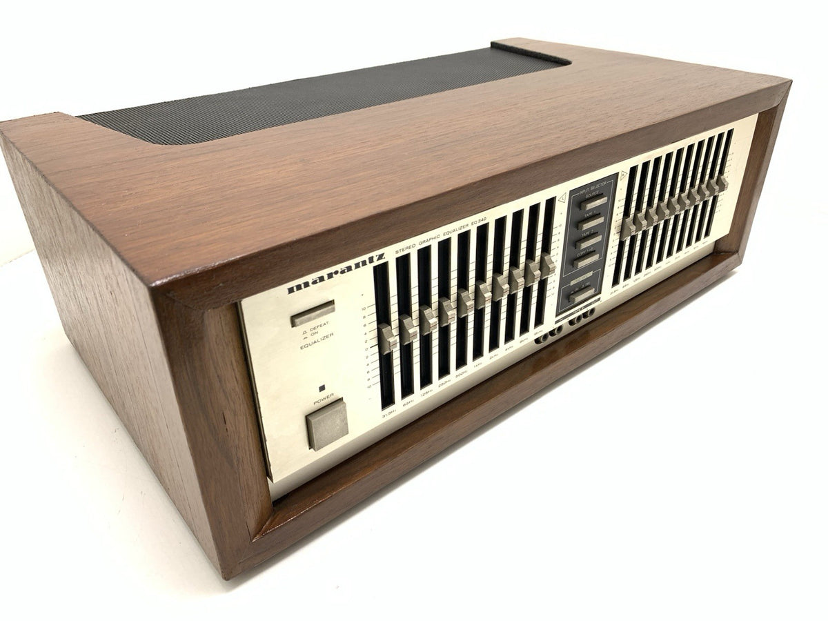 MARANTZ EQ 340 Stereo Graphic Equalizer New Wood Box Vintage 1983 WORK Good Look
