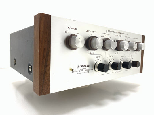 PIONEER SF 70 SF 700 ELECTRONIC CROSSOVER 3/2 Way Vintage 1969 WORK Good Look