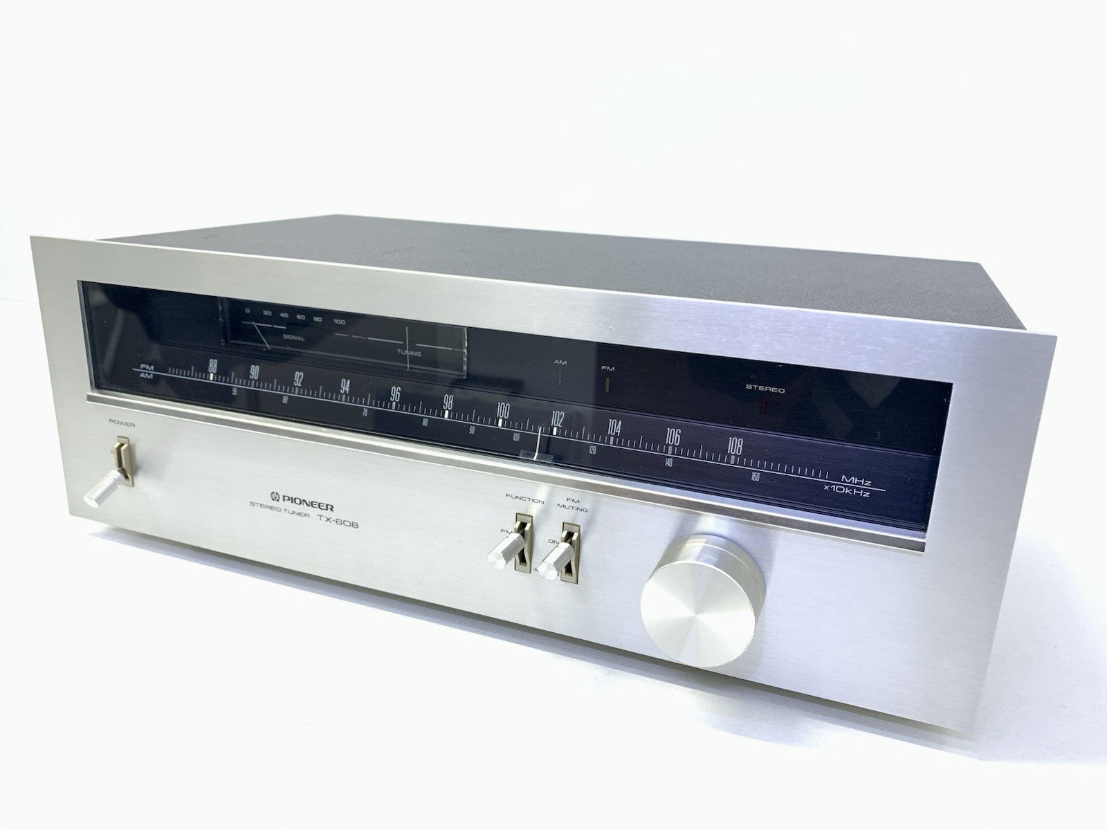 PIONEER TX 608 AM/FM Stereo Analogue Tuner Vintage 1979 Blue Line