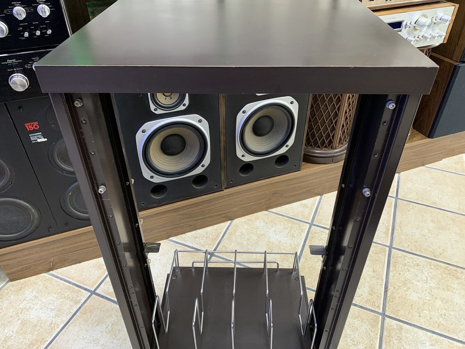 FISHER RA-7000 Original Audio Rack Very Rare Vintage 70's for TECHNICS Good Look