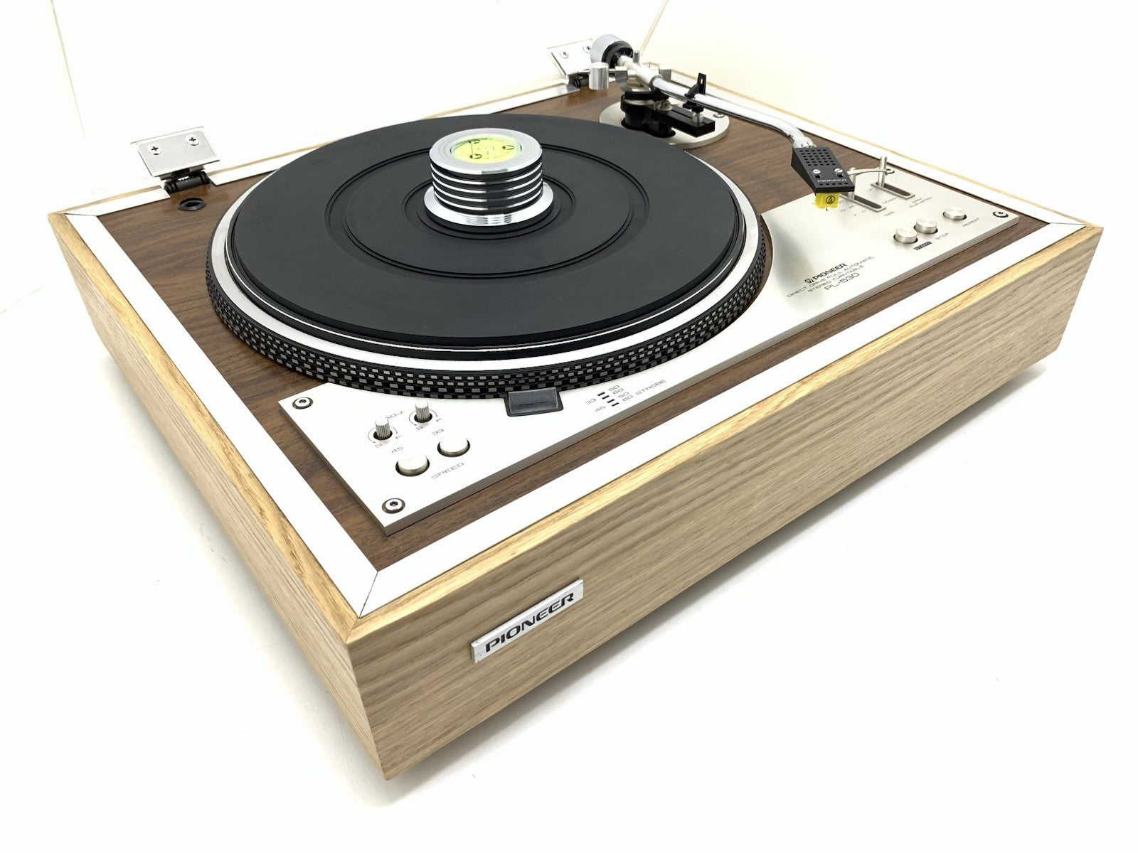 PIONEER PL 530 Turntable Direct Drive Full Automatic Vintage 1976 WORK Good Look