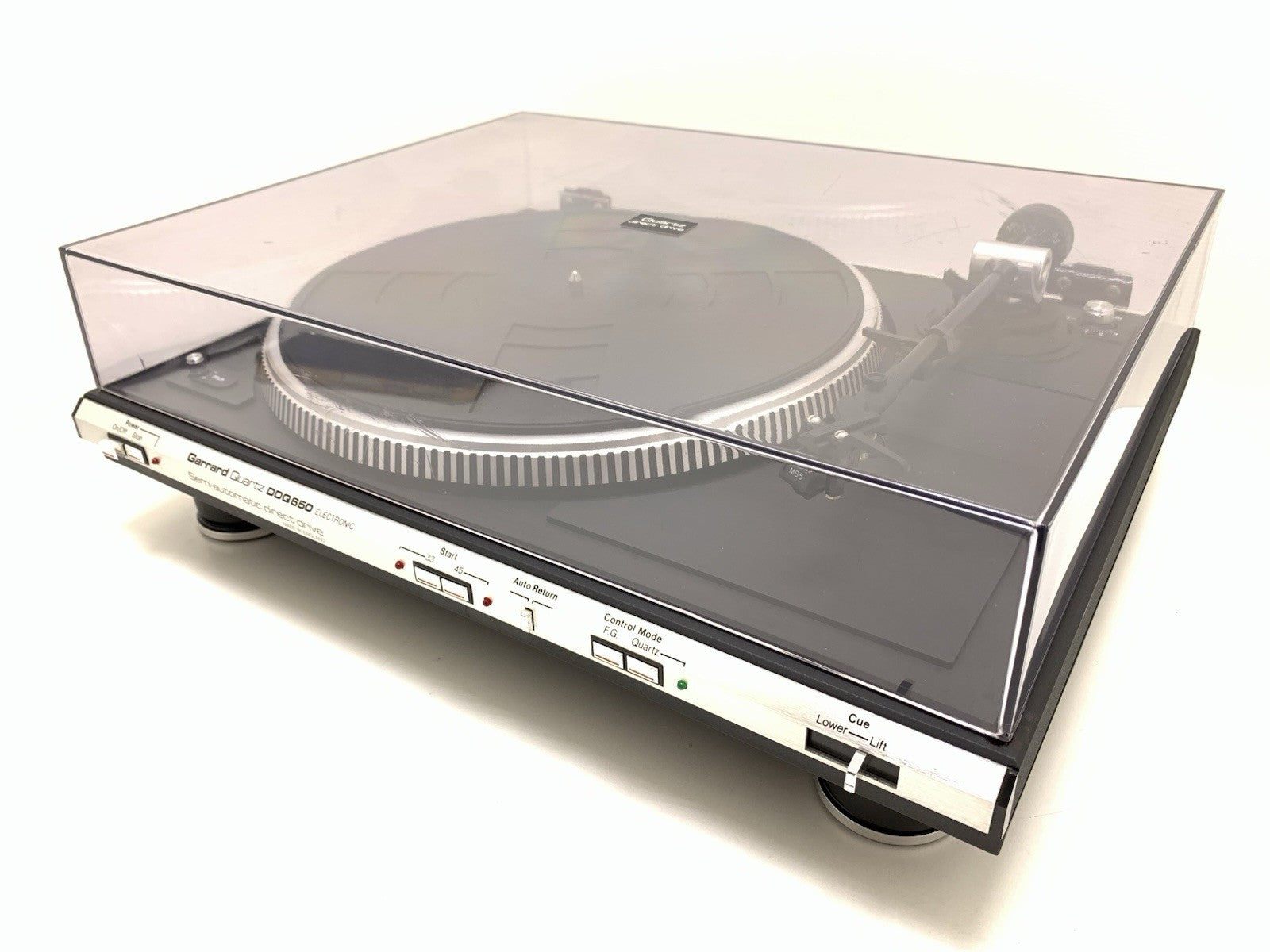 GARRARD DDQ 650 Turntable Direct Drive 2 Speeds Semi Automatic Vintage Good Look