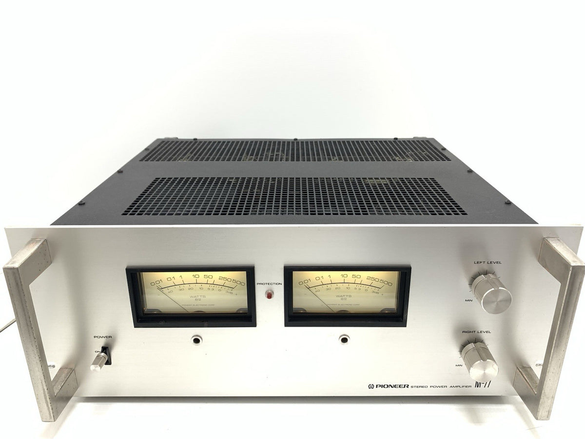 PIONEER M 77 SPEC 2 Stereo Power Amplifier  2 X 250 W RMS Vintage Work Good Look