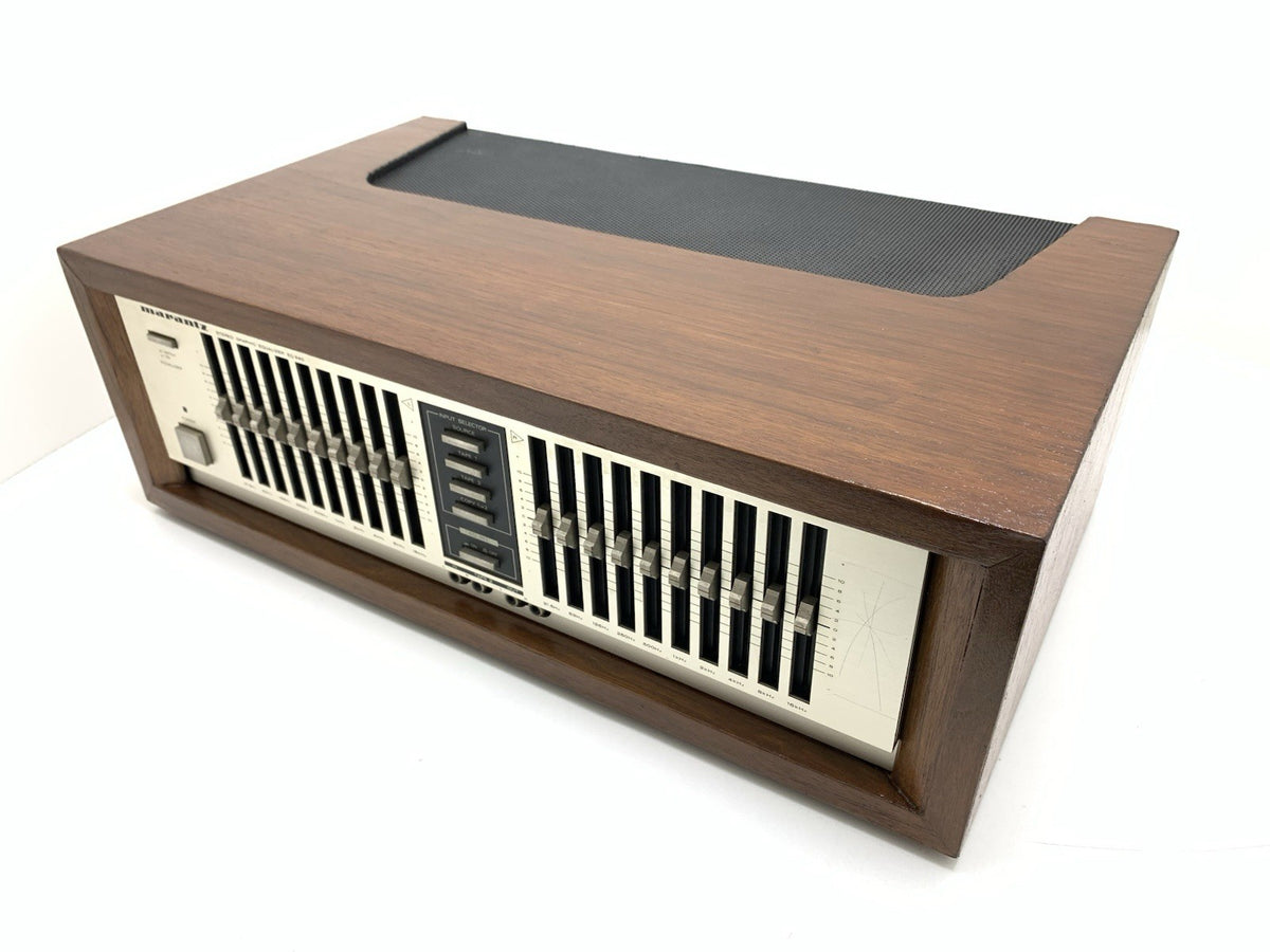 MARANTZ EQ 340 Stereo Graphic Equalizer New Wood Box Vintage 1983 WORK Good Look