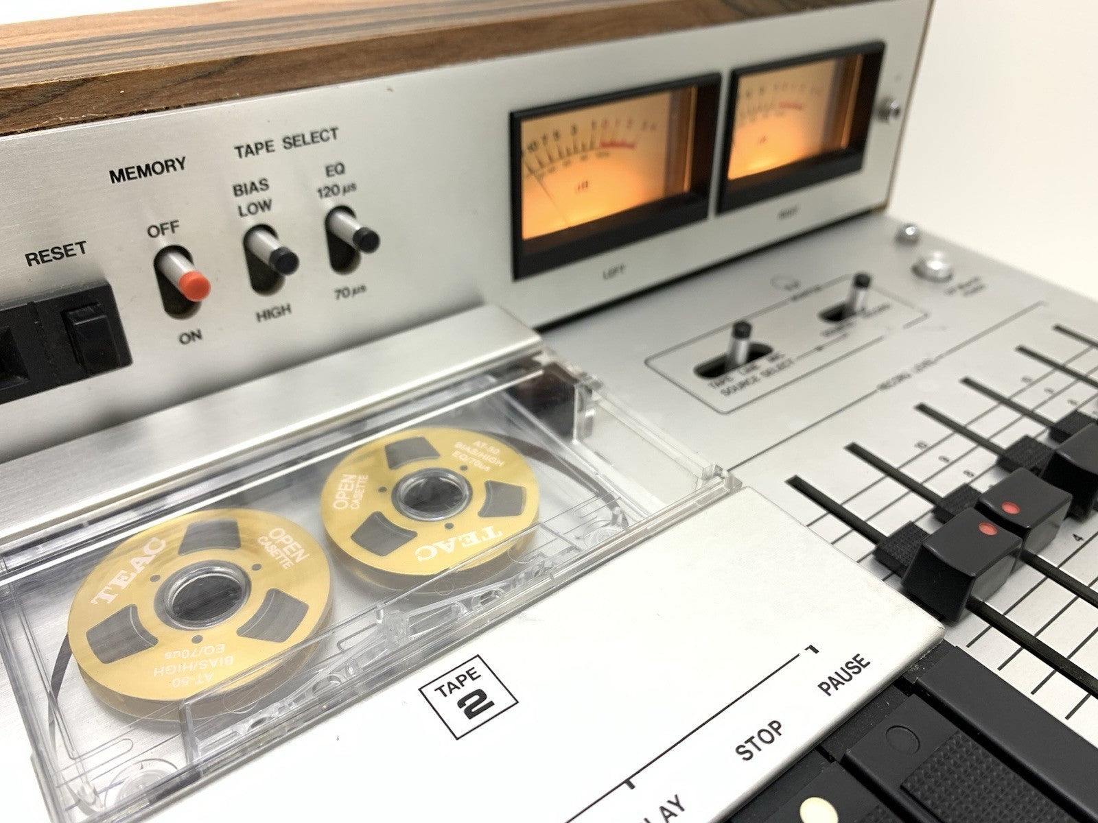 CLARION MD 8181A Stereo RARE Doble Cassette Tape Deck Vintage WORK Good Look