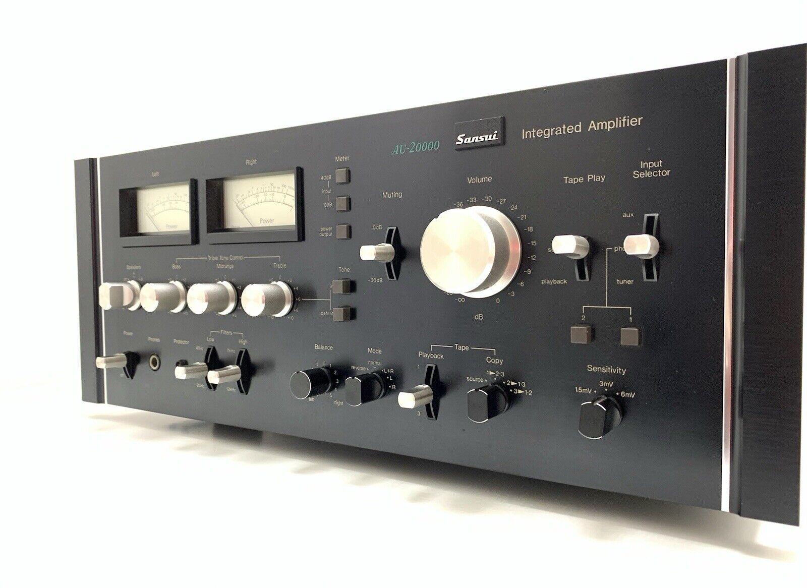 SANSUI AU 20000 Integrated Stereo Amplifier 170+170 WRMS Vintage 1975 LIKE NEW