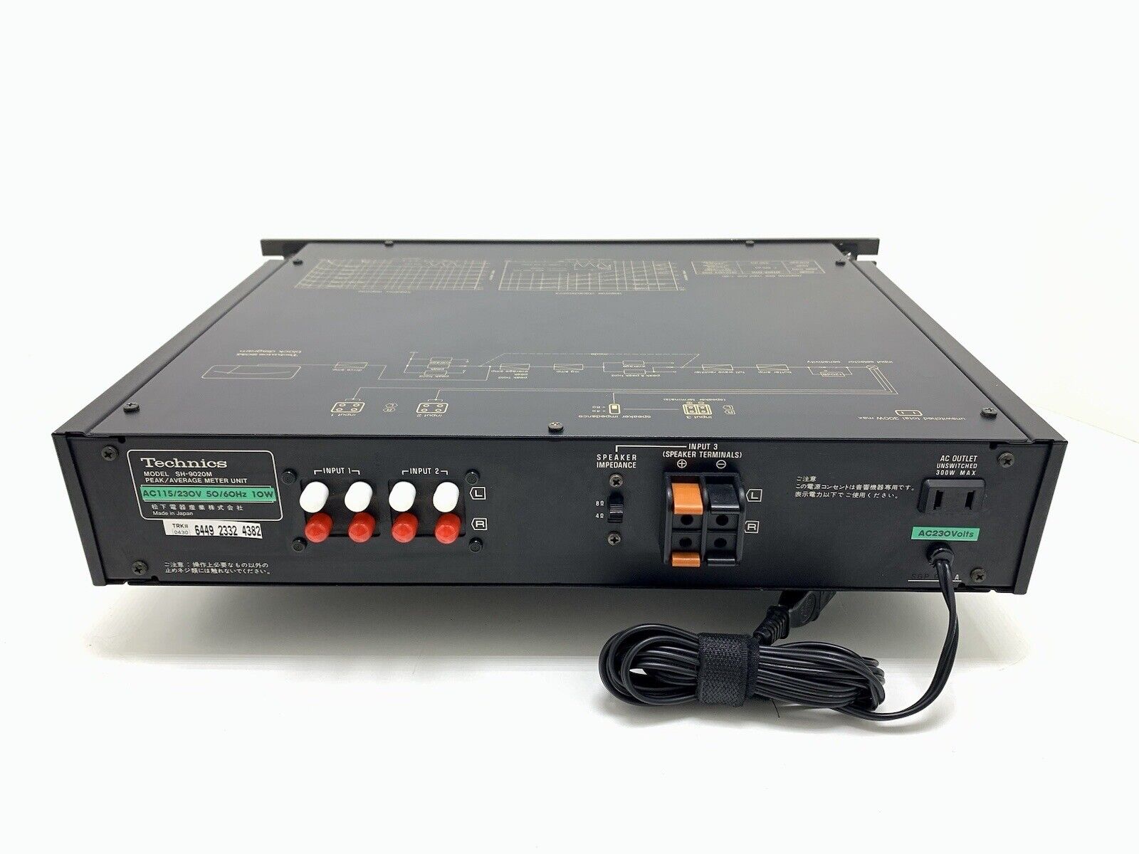 M7409 Technics SH-9020M メーターユニット Technics・SH-9020M（アナログメーターユニット）レストア記
