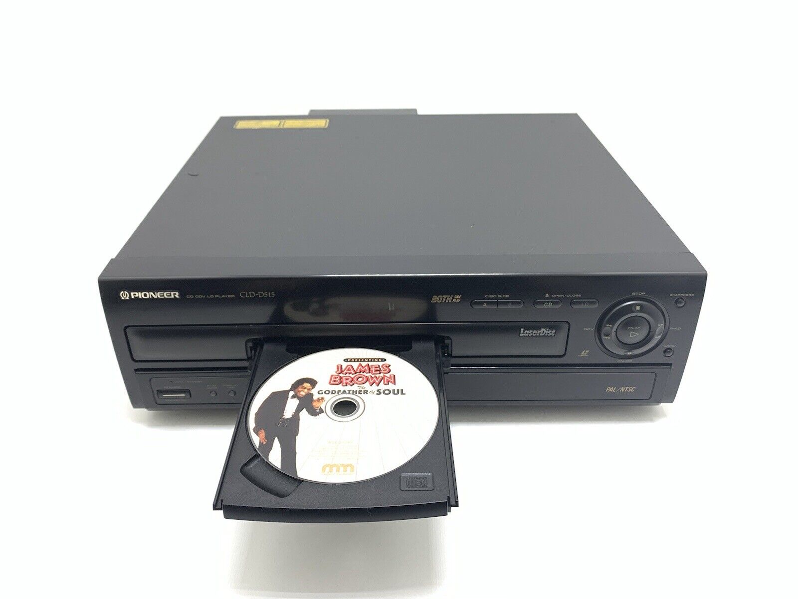 PIONEER CLD D515 CD LD Laser Disc Player 2 SIDEs Vintage PAL NTSC Work Good Look