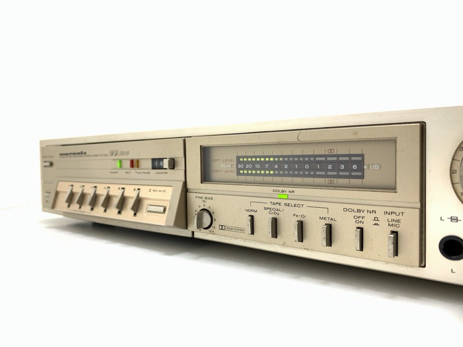 MARANTZ SD 5010 Stereo Cassette Deck 2 Head Vintage 1980 High End WORK Good Look
