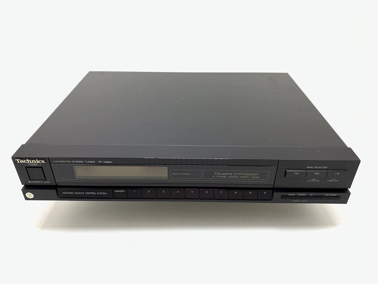TECHNICS ST-X880L FM/MW/LW Stereo Tuner Digital HiFi Vintage 1987 Work Good Look