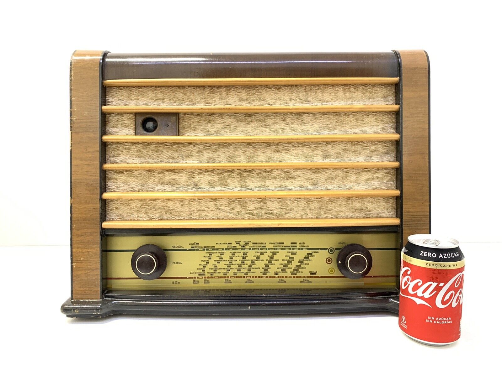Radio PHILIPS S195A Original Vaccum Tube Vintage 1947 Working PERFECT Like New