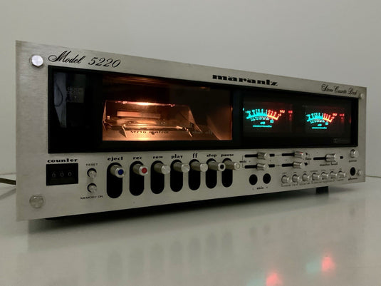 MARANTZ 5220 Stereo Cassette Tape Deck 2 Head Vintage 1977 Hi End WORK Good Look