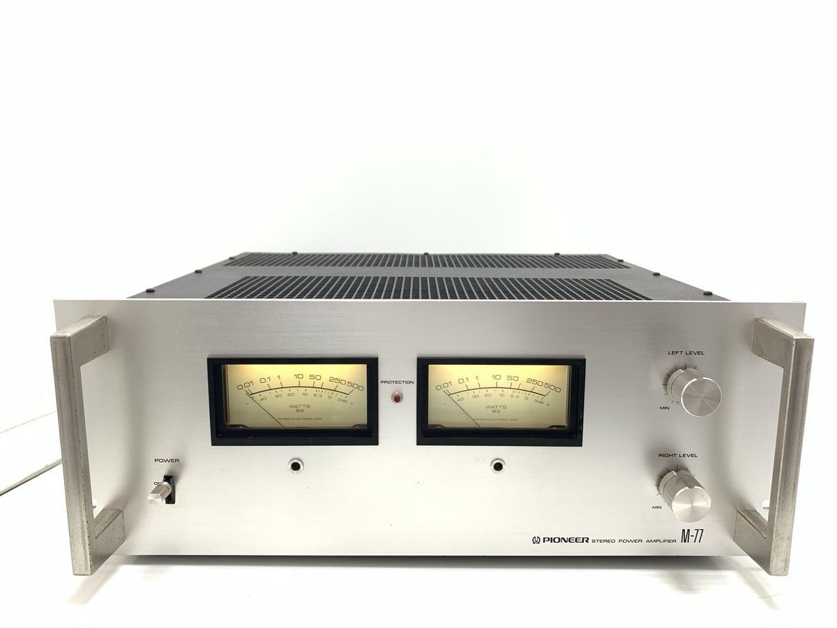 PIONEER M 77 SPEC 2 Stereo Power Amplifier  2 X 250 W RMS Vintage Work Good Look