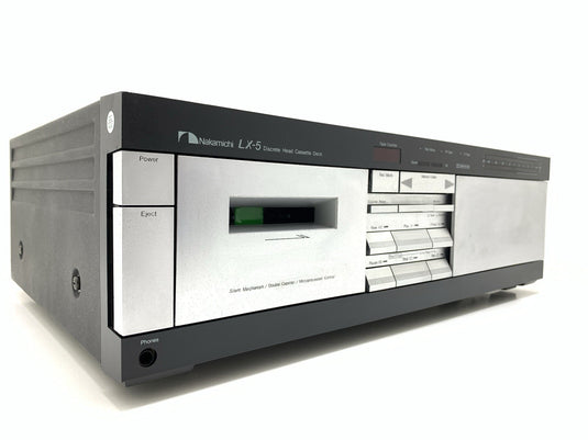 NAKAMICHI LX 5 High End 3 Head Cassette Tape Deck Vintage 1982 WORKING Good Look