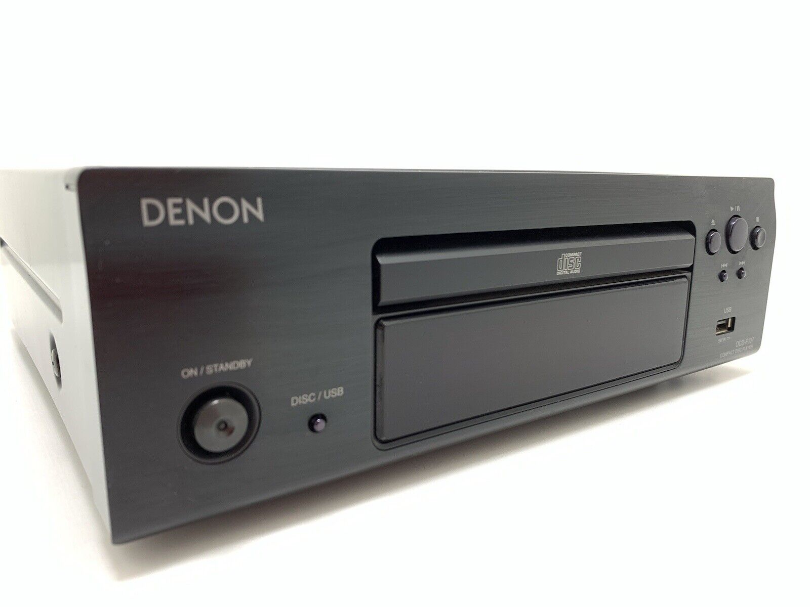 DENON DCD F107 CD Digital Compact Disc Player 20 Bits Vintage Work Good Look